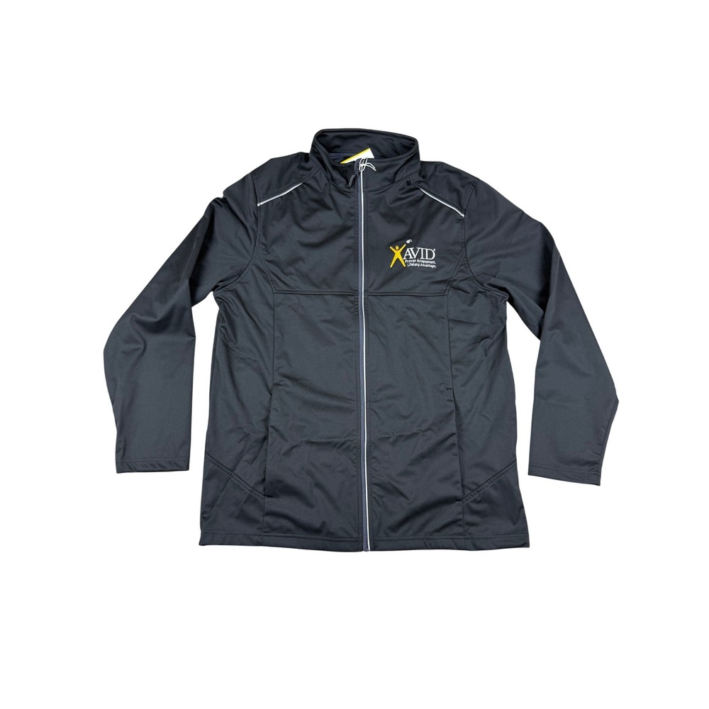 NWT Core 365 AVID Mens Black Full Zip Jacket Water Resistant Stretch XL‎